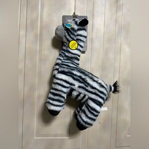 Rowdy Pups  Very Solf Zebra 🦓 15” Dog Toy With Squeaker
